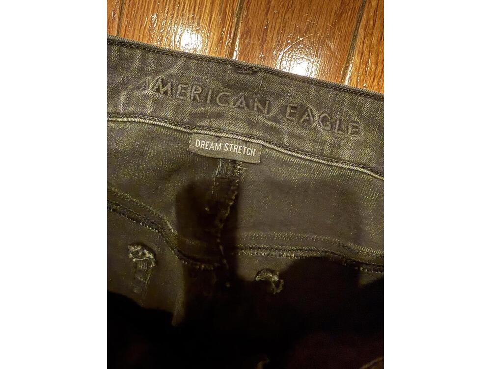 American Eagle Hi-Rise Jegging Dream Stretch Black Size 12 - Picture 2 of 7